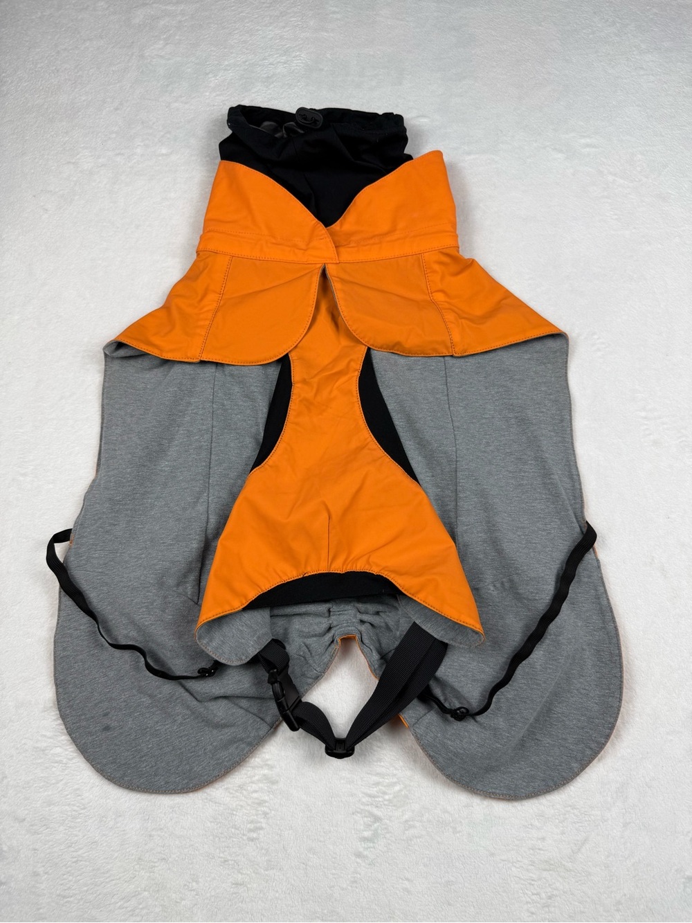 PAIKKA Visibility Dog Raincoat Orange Size 40cm/16” Graphene Recovery Lining - Picture 3 of 6
